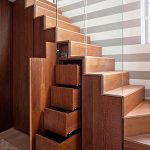 Cajón escalera de madera