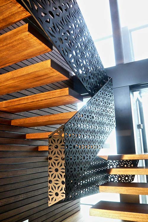 Escaleras modernas de interior