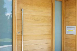 Puertas de entrada de madera para exteriores