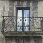 Barandilla de balcón sencilla
